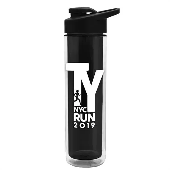 Chiller Double-Wall Insulated Bottle with Drink-Thru Lid (16 oz.) — view 2