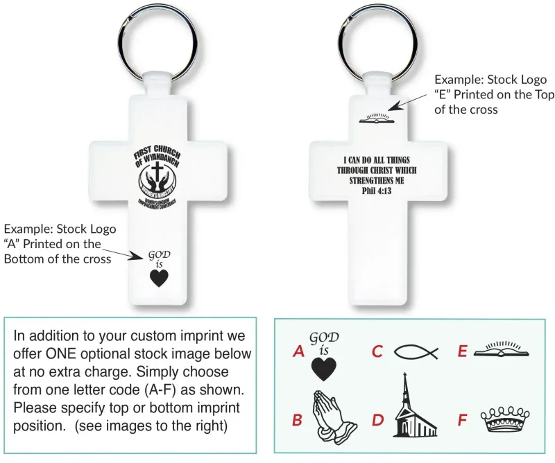 CustomLogo Cross Key Tag — view 5