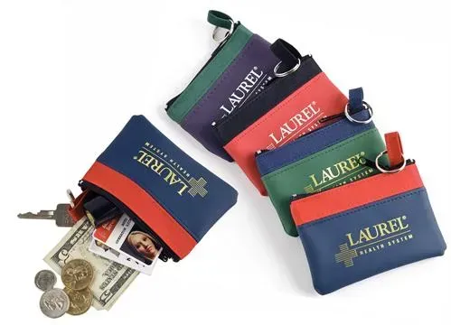 The Custom Branded Fun Color Zip Purse