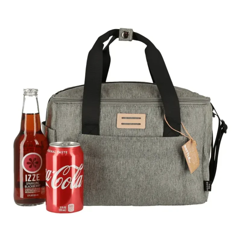 Custom Branded Recycled Cooler Bag - 12 Can Capacity — view 4