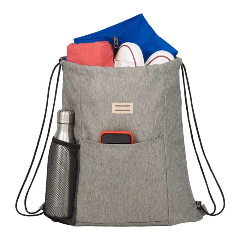 Custom EcoSmart Drawstring Bag — view 6
