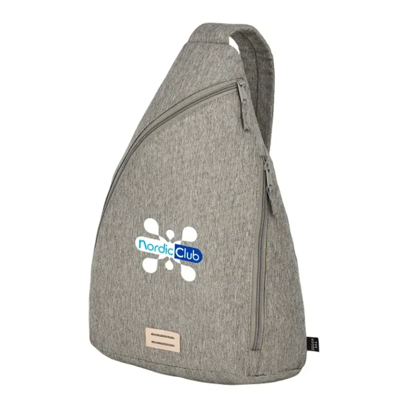 Custom EcoSmart Recycled Sling with Zippered Compartments — view 7