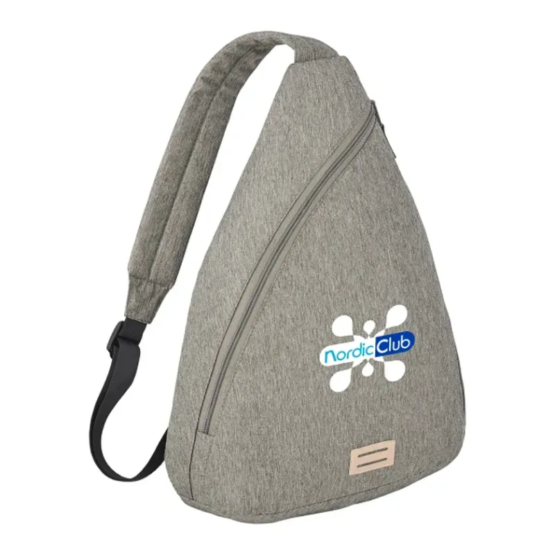 Custom EcoSmart Recycled Sling with Zippered Compartments — view 8