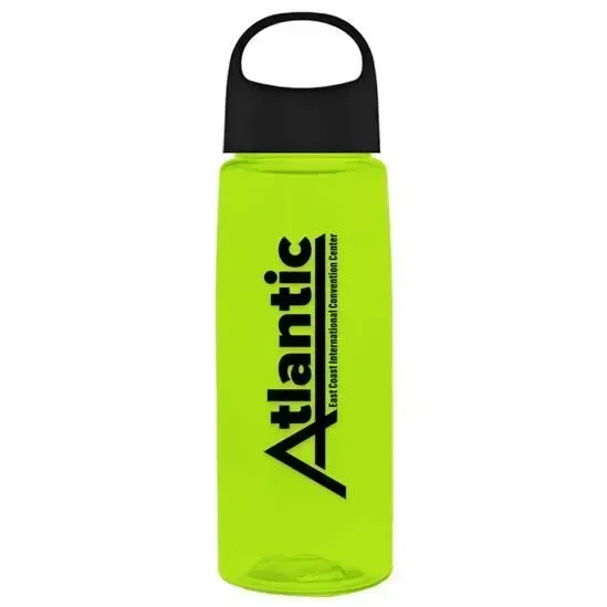 The LogoFlair - 26 oz. Custom Transparent Flair Bottle — view 1