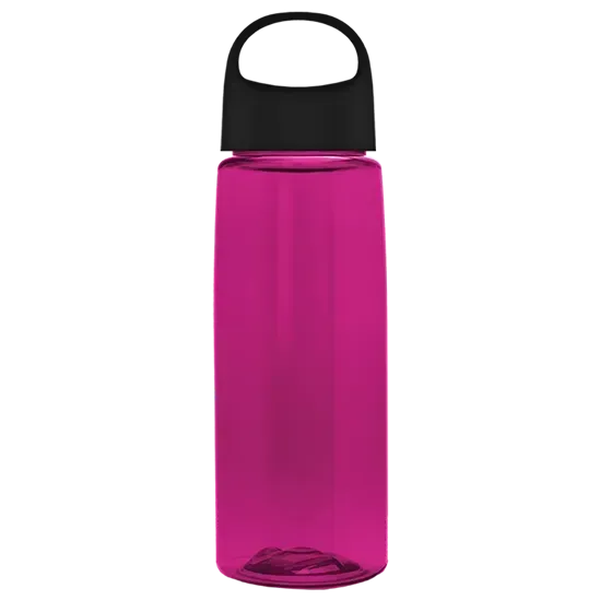 The LogoFlair - 26 oz. Custom Transparent Flair Bottle — view 10