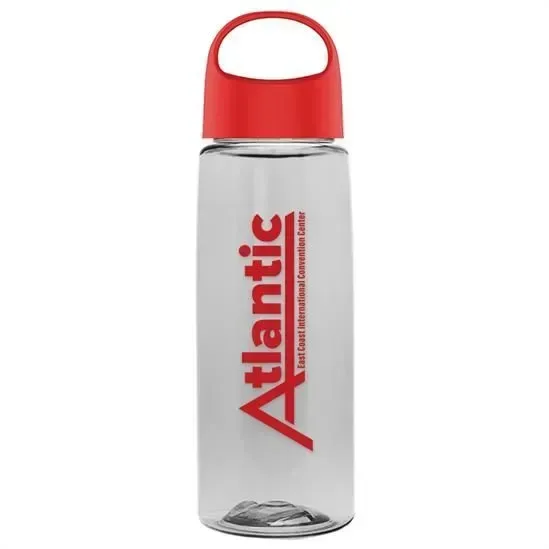 The LogoFlair - 26 oz. Custom Transparent Flair Bottle — view 2