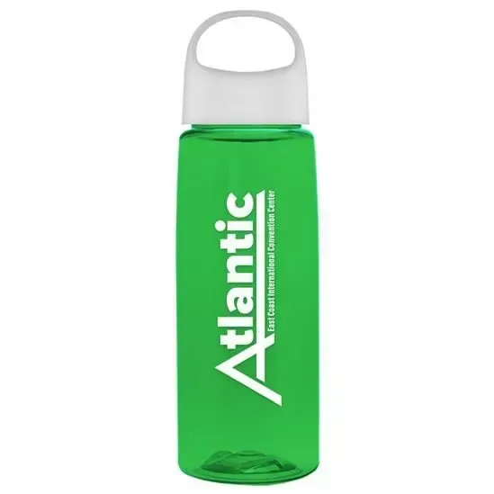 The LogoFlair - 26 oz. Custom Transparent Flair Bottle — view 4