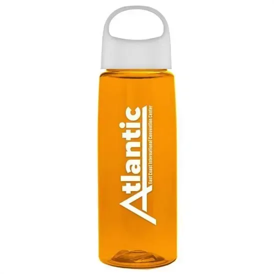 The LogoFlair - 26 oz. Custom Transparent Flair Bottle — view 5