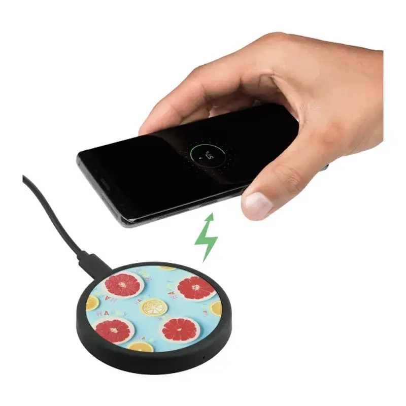 Custom Looking Glass Wireless Charging Pad