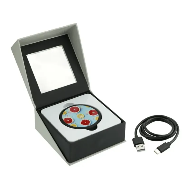 Custom Looking Glass Wireless Charging Pad — view 5