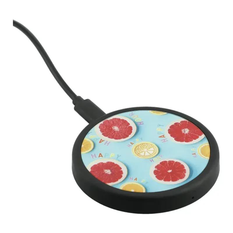 Custom Looking Glass Wireless Charging Pad — view 6