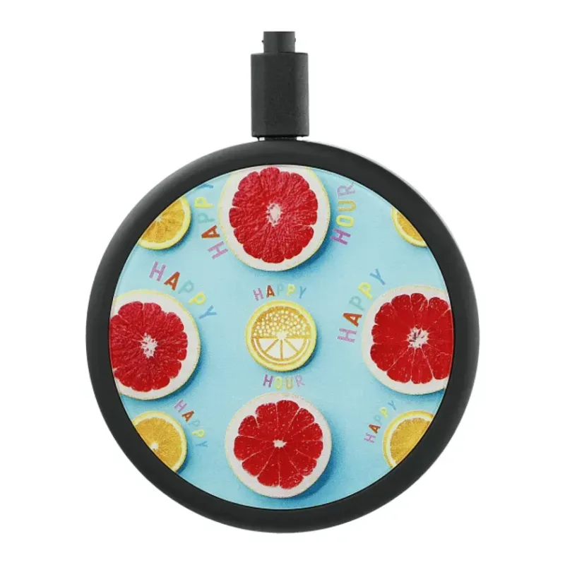 Custom Looking Glass Wireless Charging Pad — view 7