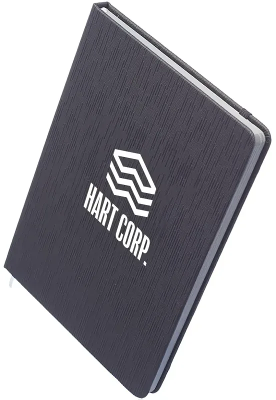 Custom Muse Textured Notebook (1 Color) — view 2