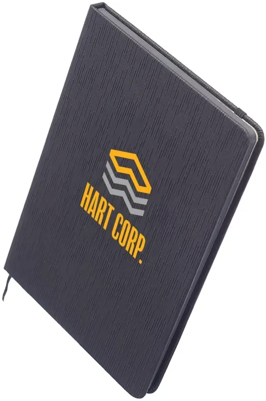 Personalized Muse Textured Notebook - 2 Color — view 2