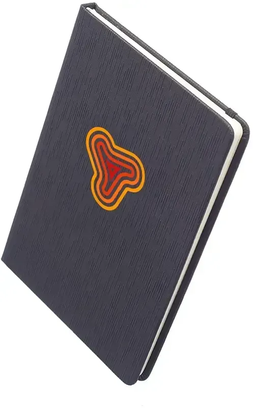 Custom Muse Textured Notebook (Full Color)