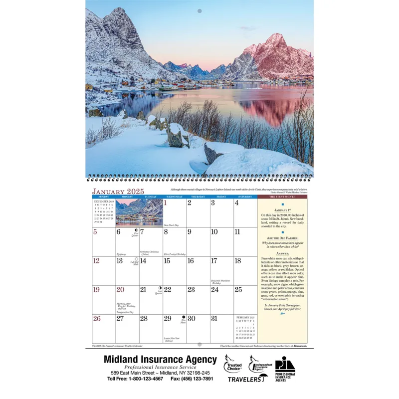 The Old Farmer's Almanac® Weather Watcher's: 2025 Spiral Bound — view 2