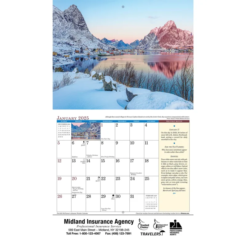 The Old Farmer's Almanac® Weather Watcher's: 2025 Stapled — view 2