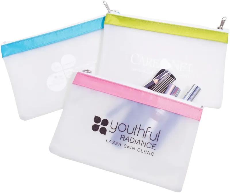 Personalized Pearl Tote Cosmetic Bag — view 2