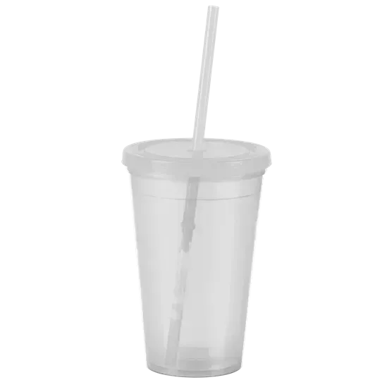 Pioneer Insulated Tumbler with Straw (16 oz.) — view 12