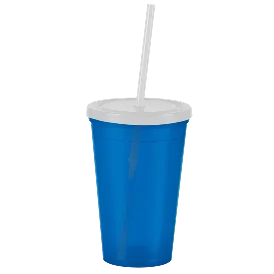 Pioneer Insulated Tumbler with Straw (16 oz.) — view 15