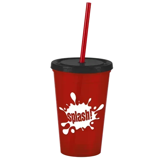 Pioneer Insulated Tumbler with Straw (16 oz.) — view 16