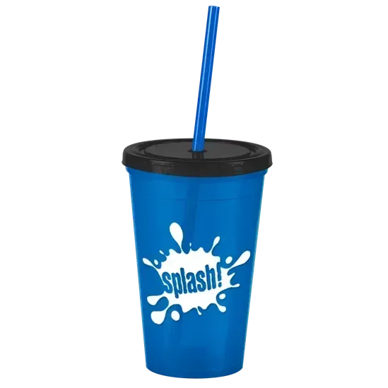 Pioneer Insulated Tumbler with Straw (16 oz.) — view 19