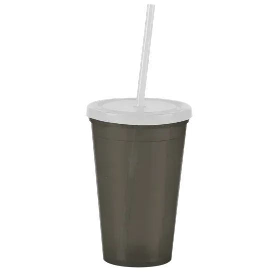 Pioneer Insulated Tumbler with Straw (16 oz.) — view 6