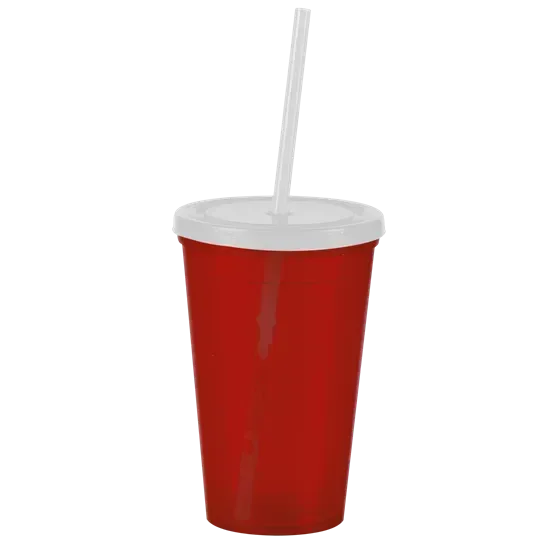 Pioneer Insulated Tumbler with Straw (16 oz.) — view 7