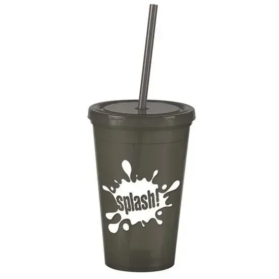 Pioneer Insulated Tumbler with Straw (16 oz.) — view 9