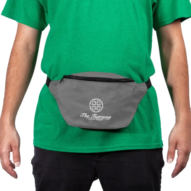 Personalized Logo Fanny Pack - Two-Tone Polyester