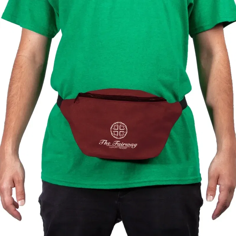 Personalized Logo Fanny Pack - Two-Tone Polyester — view 4