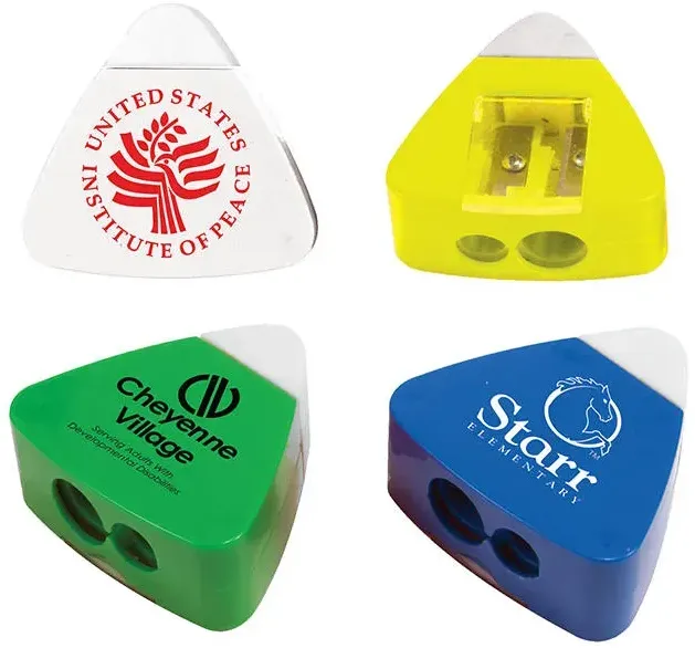 The Triad Eraser & Sharpeners