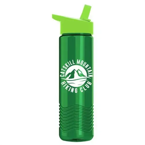 Wave Logo Bottle - 24 oz. Branded Tritan™ with Flip Straw Lid