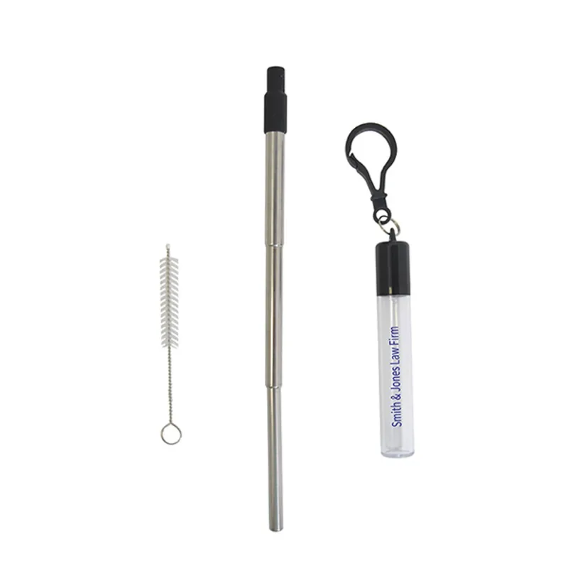 Thermosphere Telescopic Stainless Straw In Case — view 3