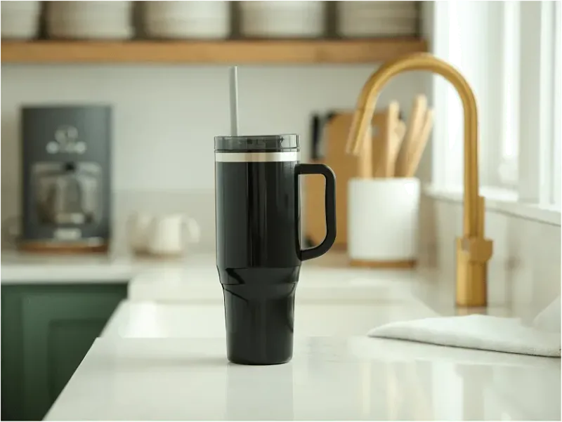 Thor 40 oz Eco-Friendly Straw Tumbler — view 13