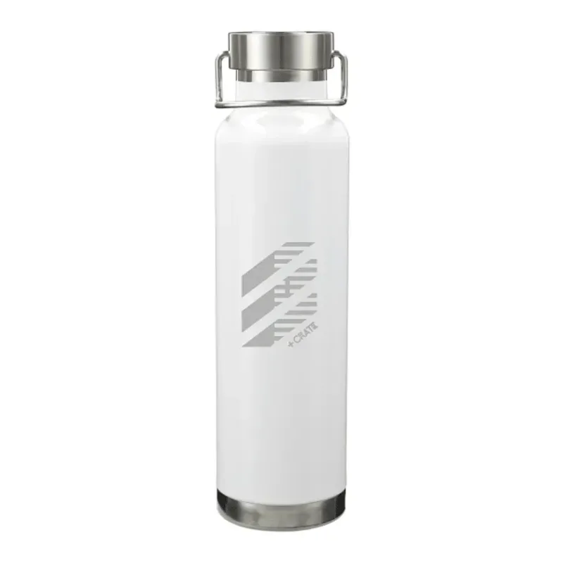 Custom Antimicrobial Insulated Copper Bottle - 22oz — view 5