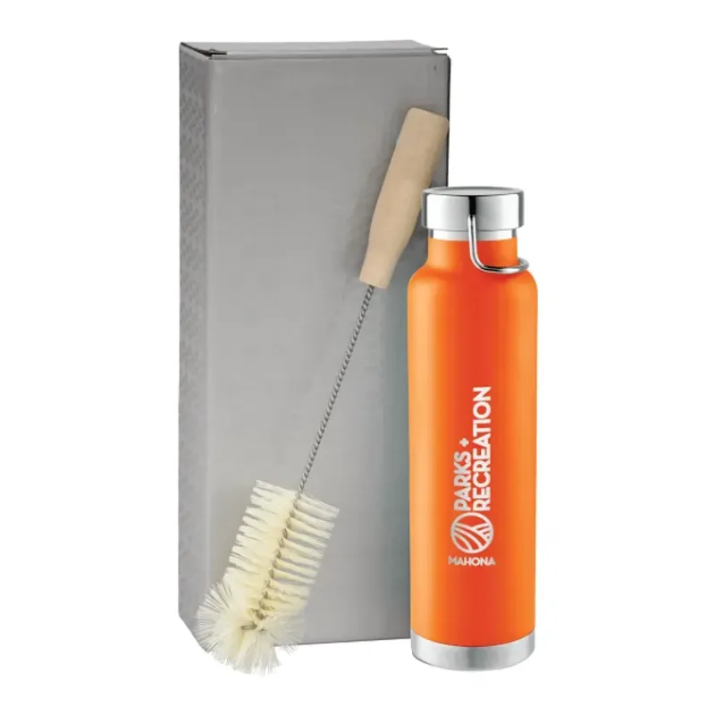 Thor Copper Vacuum Bottle with Brush 22oz — view 14