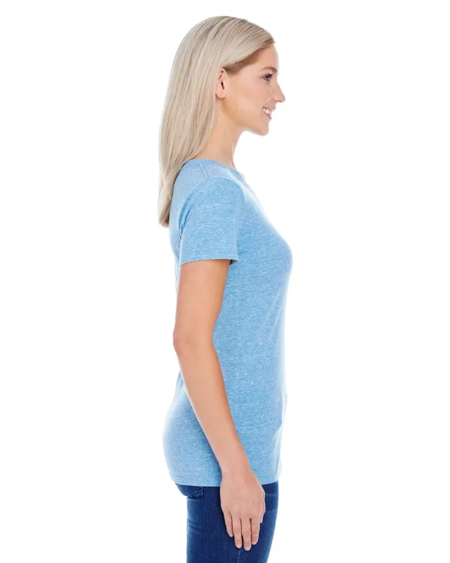 Threadfast Apparel Ladies' Triblend Short-Sleeve T-Shirt — view 18