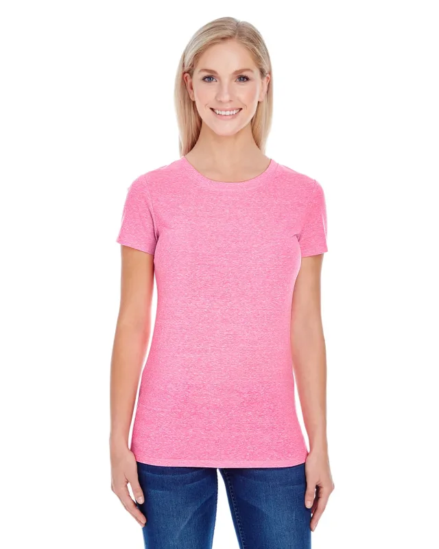 Threadfast Apparel Ladies' Triblend Short-Sleeve T-Shirt — view 2