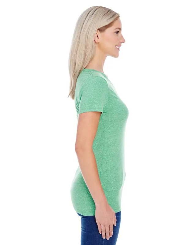 Threadfast Apparel Ladies' Triblend Short-Sleeve T-Shirt — view 21