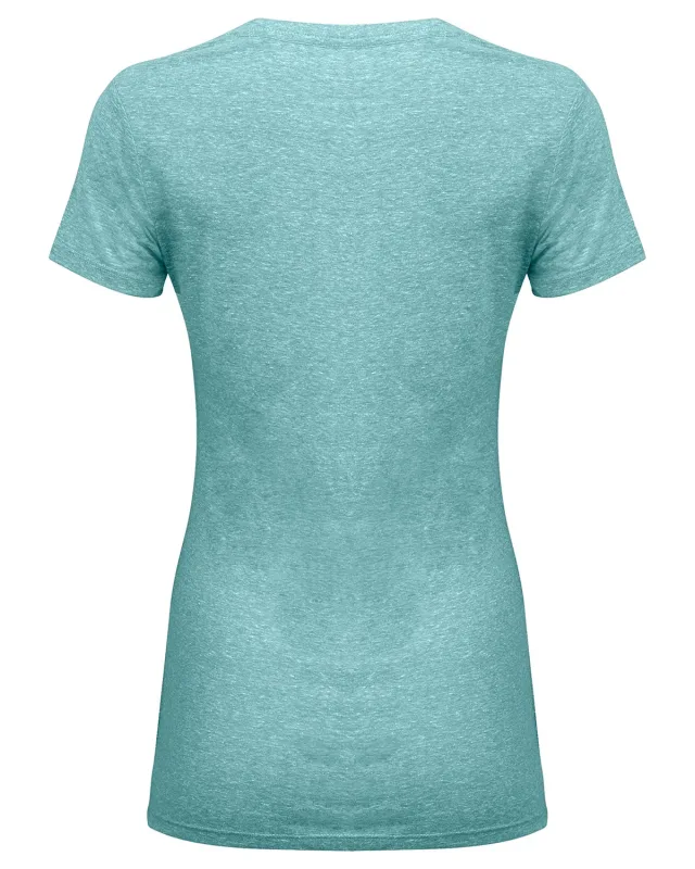 Threadfast Apparel Ladies' Triblend Short-Sleeve T-Shirt — view 30