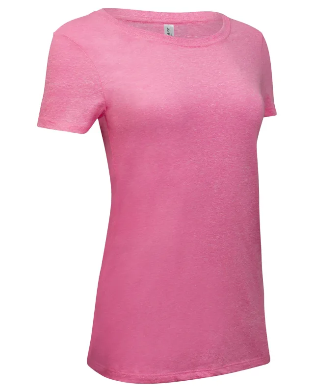 Threadfast Apparel Ladies' Triblend Short-Sleeve T-Shirt — view 4