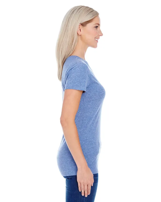 Threadfast Apparel Ladies' Triblend Short-Sleeve T-Shirt — view 45