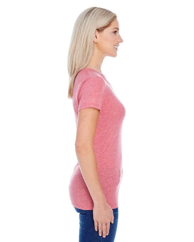 Threadfast Apparel Ladies' Triblend Short-Sleeve T-Shirt — view 50