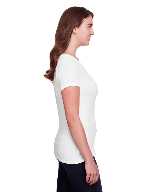 Threadfast Apparel Ladies' Triblend Short-Sleeve T-Shirt — view 56