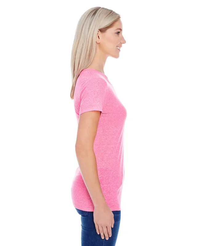 Threadfast Apparel Ladies' Triblend Short-Sleeve T-Shirt — view 6