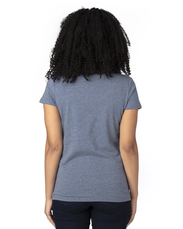 Threadfast Apparel Ladies' Ultimate CVC V-Neck T-Shirt — view 18