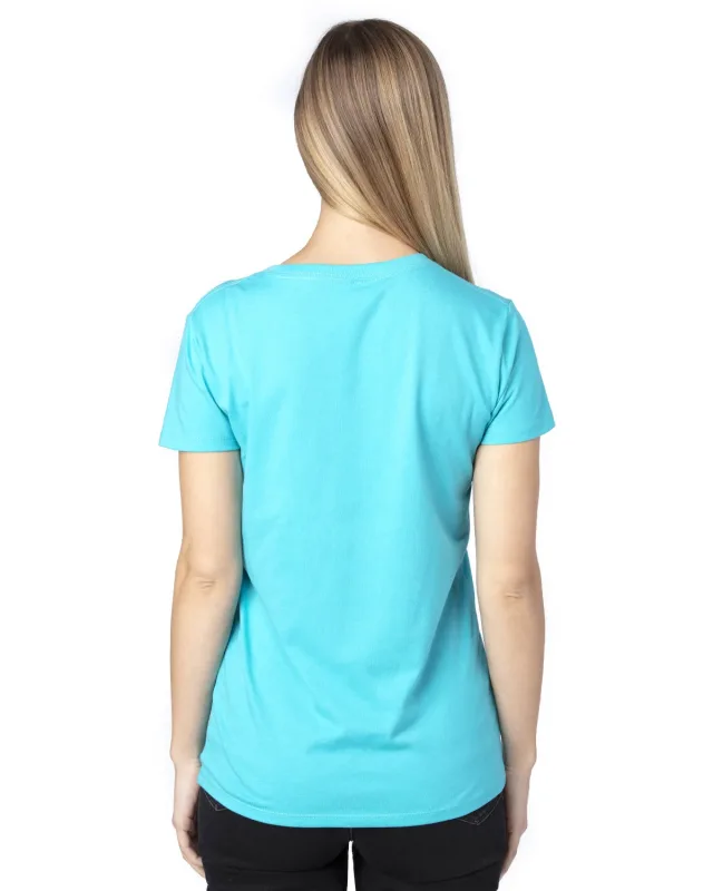 Threadfast Apparel Ladies' Ultimate CVC V-Neck T-Shirt — view 20