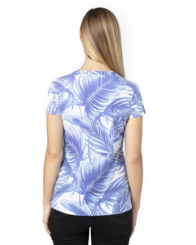 Threadfast Apparel Ladies' Ultimate CVC V-Neck T-Shirt — view 23