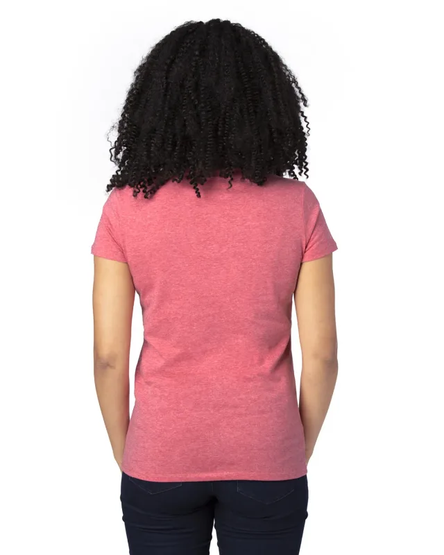 Threadfast Apparel Ladies' Ultimate CVC V-Neck T-Shirt — view 26